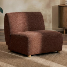 Crescent Armless Lounge Chair